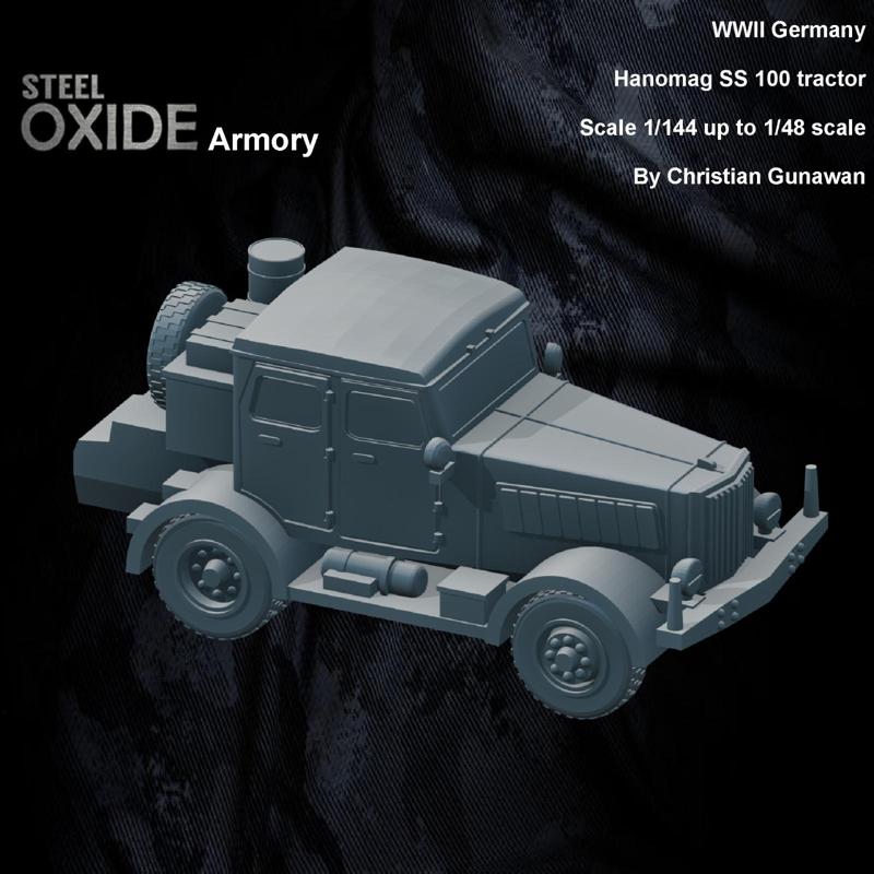 WWII Germany Hanomag SS 100 tractor
