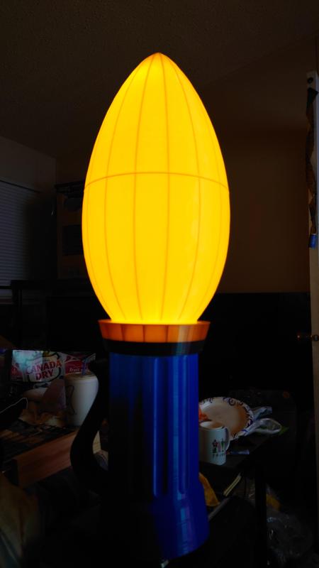 3ft Tall C9 Christmas Bulb Light