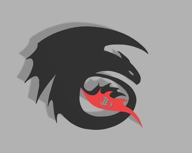 Toothless Wall Art Figure 2