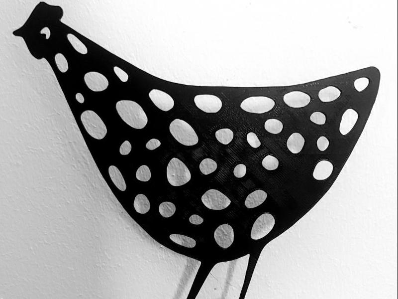 Chicken for garden or vase decoration