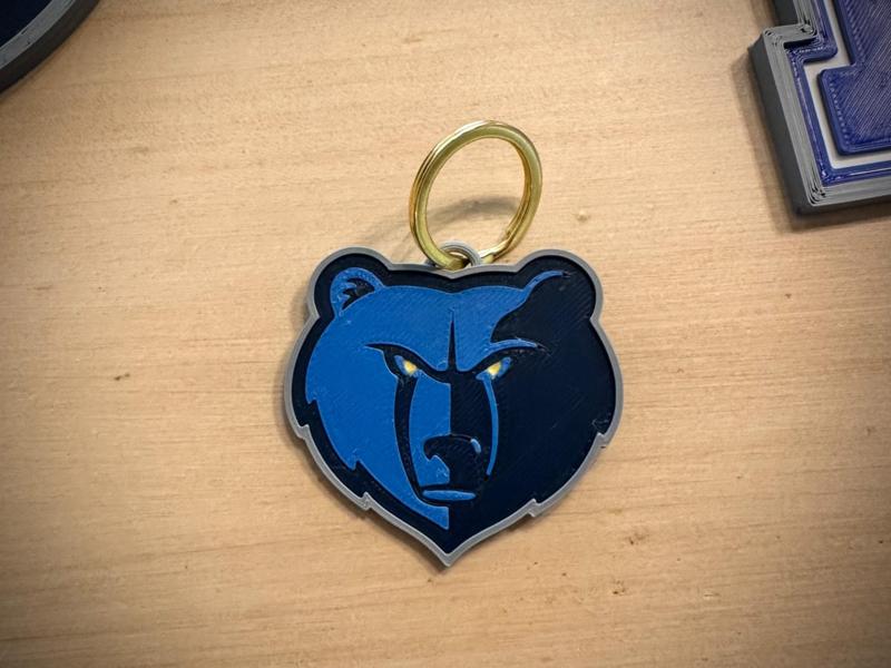 Memphis Grizzlies Keychain - NBA Basketball