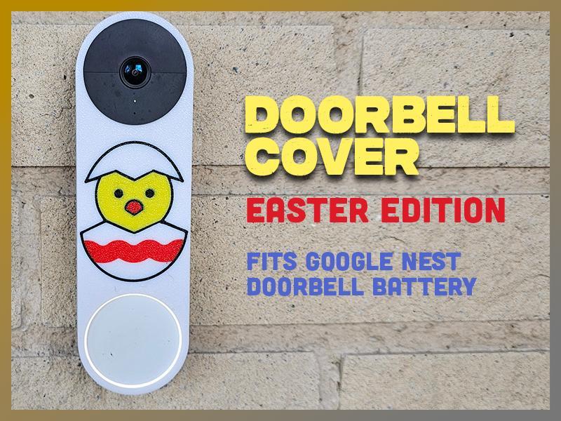 Door bell cover - easter