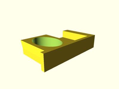 Replacement for a storage compartment wall in the refrigerator