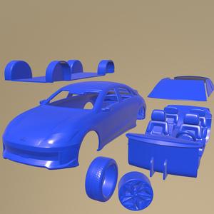 Hyundai IONIQ 6 2023 PRINTABLE CAR IN SEPARATE PARTS