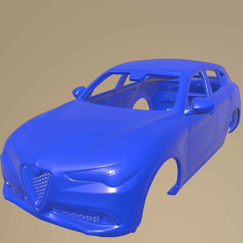 Alfa Romeo Stelvio Q4 2017 PRINTABLE CAR BODY
