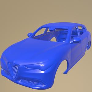 Alfa Romeo Stelvio Q4 2017 PRINTABLE CAR BODY