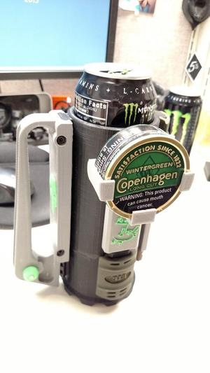 Tactical Chew Can Storage for Picatinny Rail