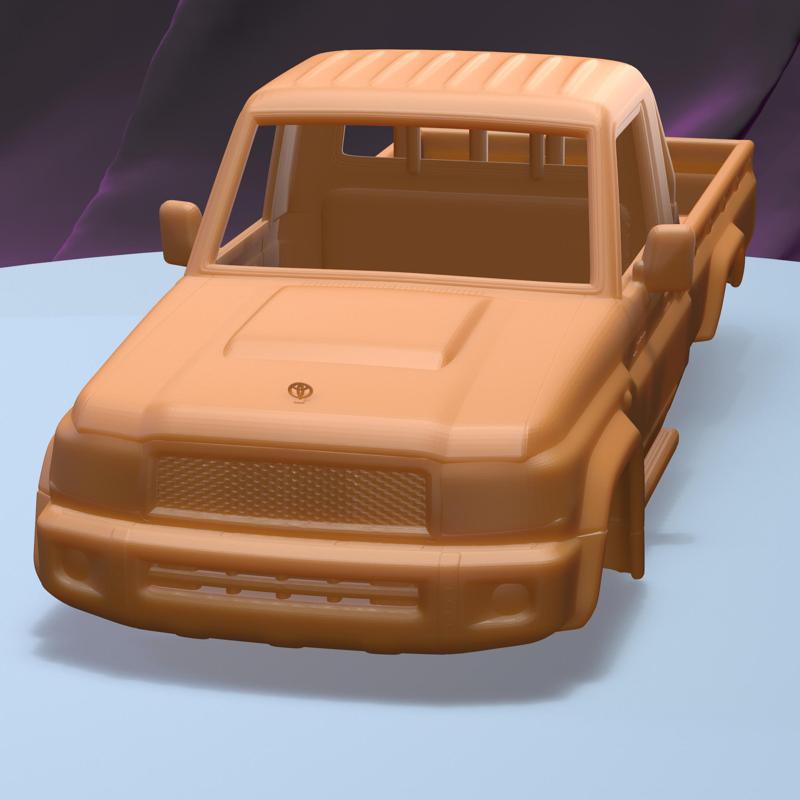 TOYOTA LAND CRUISER PICKUP VXR 2007 (1/24) printable car body