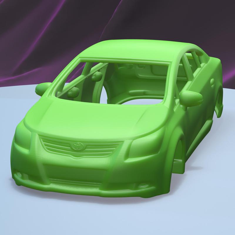 TOYOTA AVENSIS SEDAN 2009  (1/24) printable car body