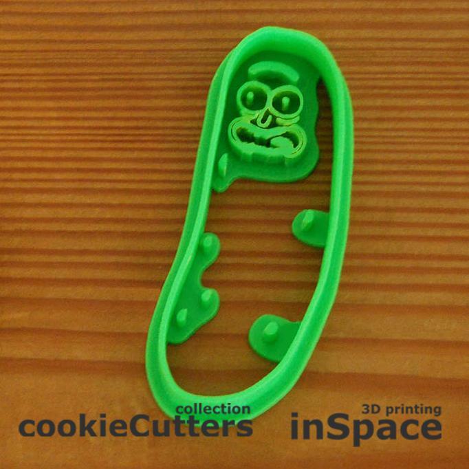 Cookies cutter - Pickle Rick