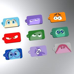 KEYCHAIN INTENSELY 2 / INSIDE OUT 2 KEYCHAINS