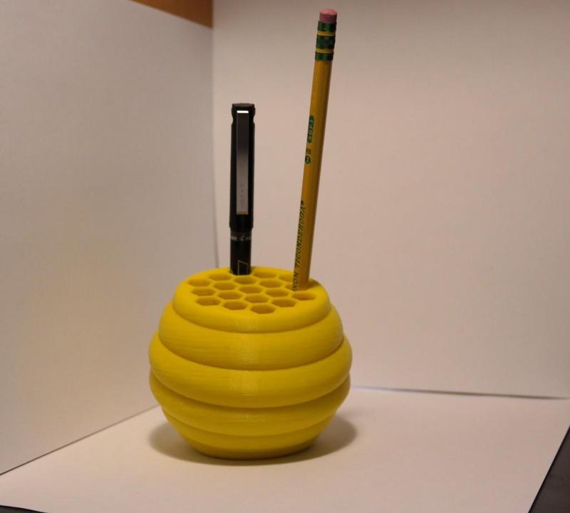 Desk Hive (pencil holder)
