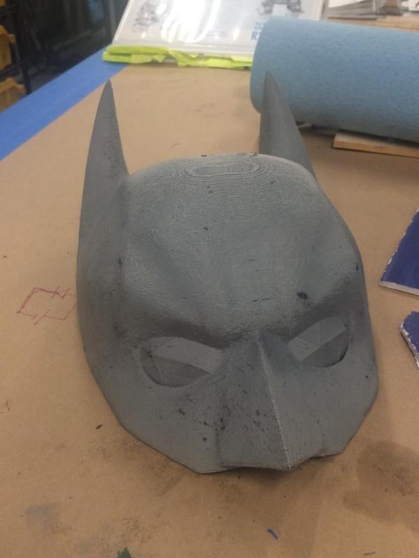 Batman Mask Form for Vacuum-Forming
