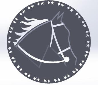 horse head charm