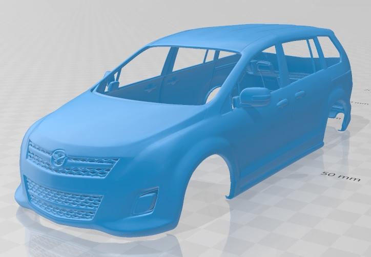 Mazda 8 MPV 2010 Printable Body Car