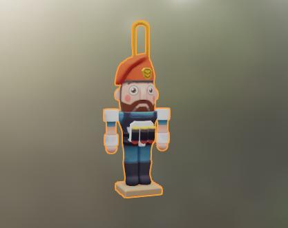 BrimNutcracker Valorant official keychain