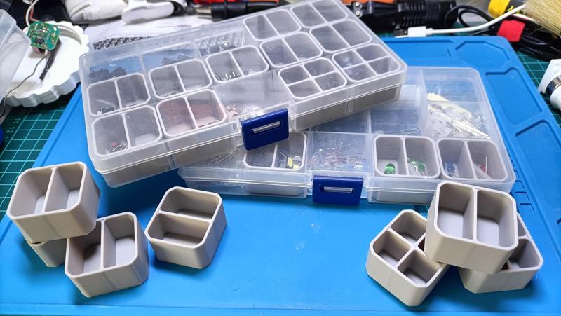 CUBIN – Modular Insert for 15-Compartment Storage Boxes