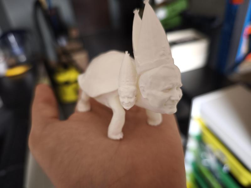 Rzułta Bestia z Wadowic Cerber / Hydra 3 Głowy wersja wygładzona [Remix] Papież Jan Paweł II 2137 Papaj