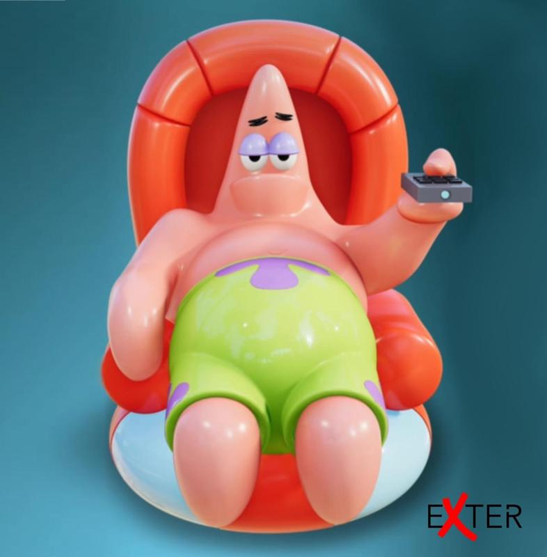 Patrick Star - SpongeBob SquarePants 3D Print Model 3D print model