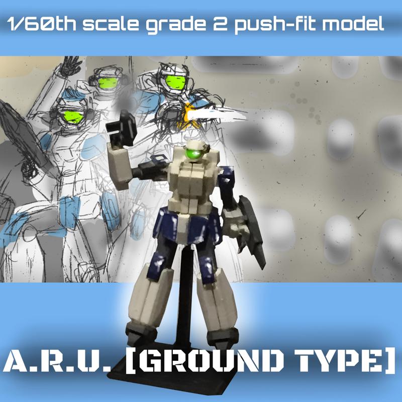 [grade 2] 1/60th scale aru model kit