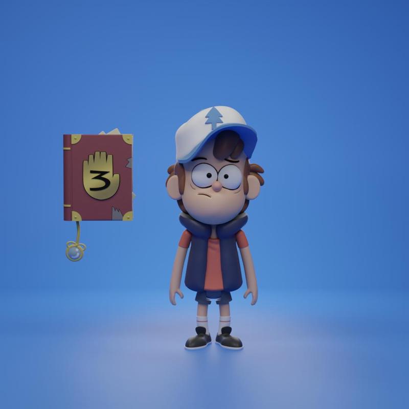Dipper pines 2.75" action figure gravity falls