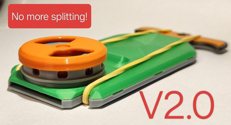 Disc Shooter V2.0: Tighter fit, smoother shots, pocket-friendly, and no more splitting!