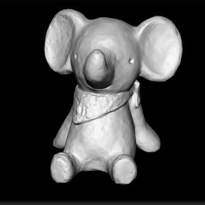 Cute Elephant Toy - Elephant Toy 3D Print - Adorable Elephant Figurine - Toy Elephant Design - Cute Elephant Sculpture