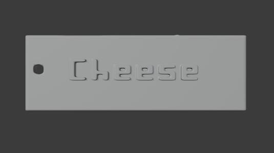 cheese tag