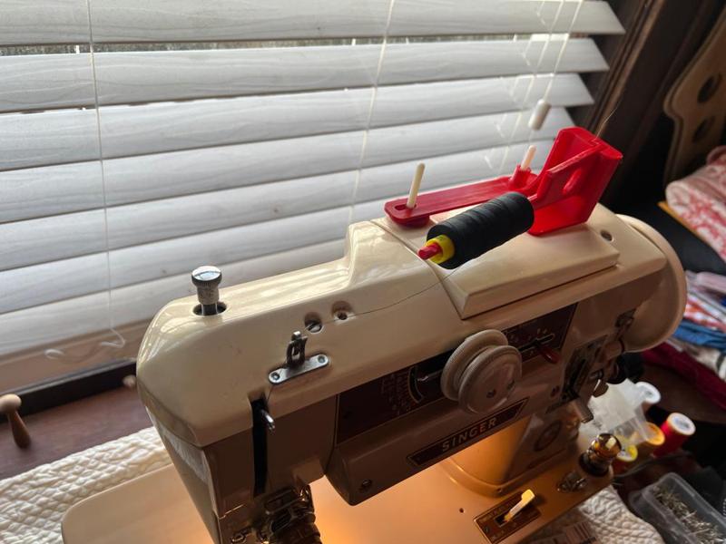 Horizontal Thread Spool Holder for Singer 401 Slant-O-Matic Sewing Machine - 75mm