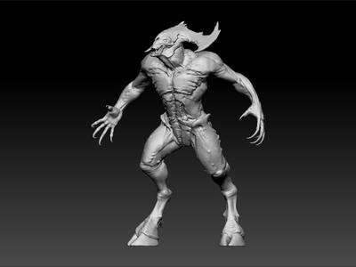 Demon - wild demon - fantasy creature - devil - satan