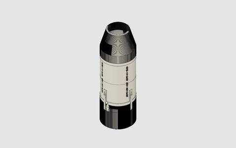 Saturn V Rocket - Second Stage Assembly