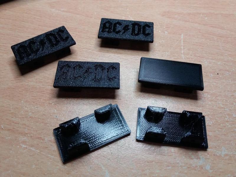 AC DC end cap for 2040 V slot profile 