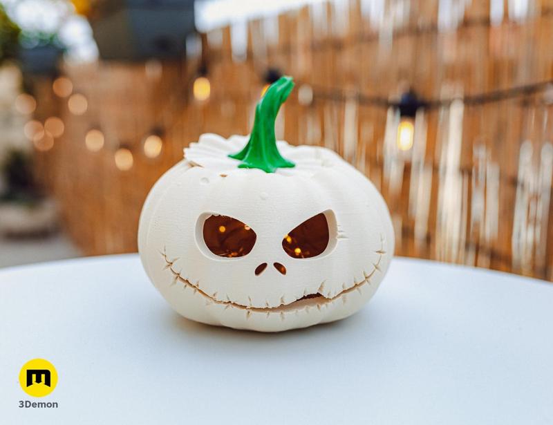 Jack Skellington Pumpkin Lantern