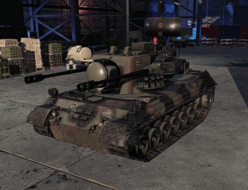 GEPARD ANTI-AIR AA MILITARY VEHICLE | WARTHUNDER | WARNO