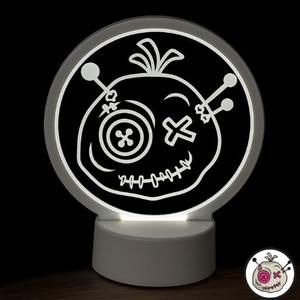 3D Voodoo Token Lamp with + Base