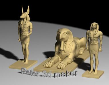 egypt Statues