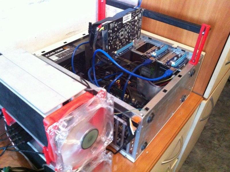 Old computer to mining farm