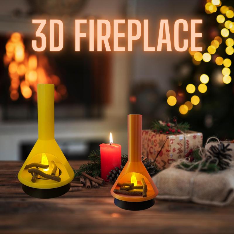 Vintage Fireplace Cozy Light holder