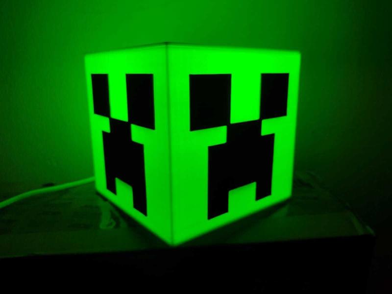 LAMP MINECRAFT CREEPER