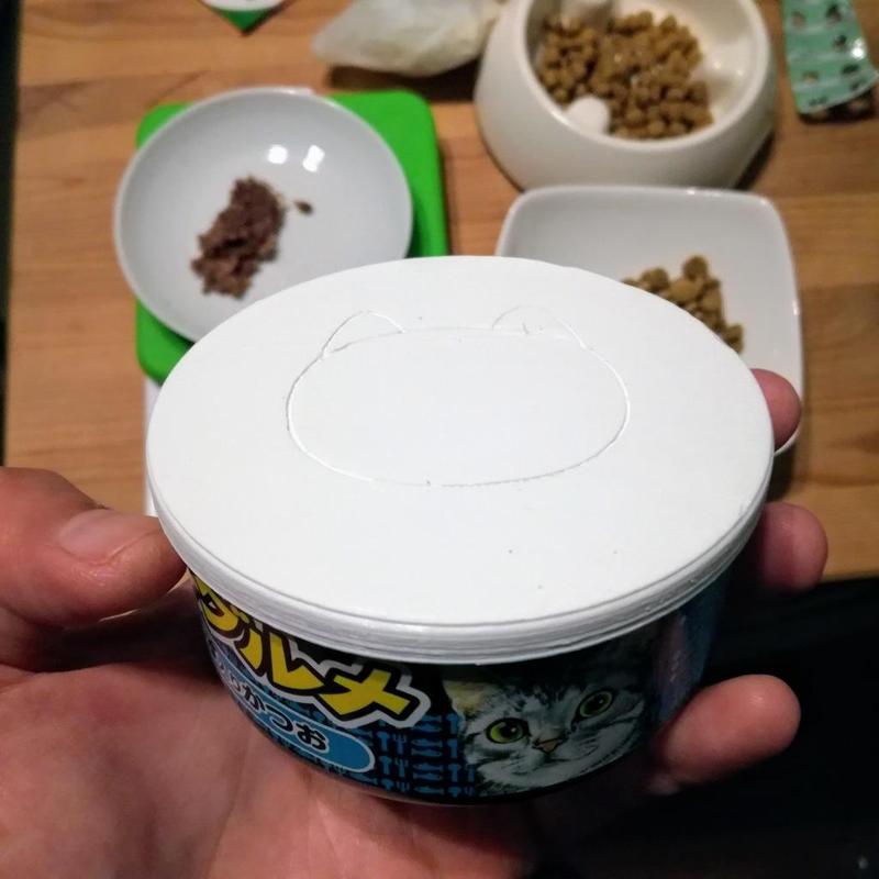 Canned Lid 86mm (Cat Mark)