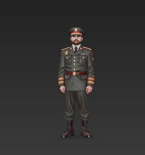 Classic- style military uniform