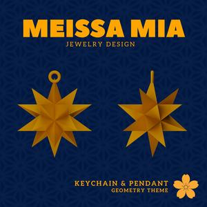 Stellar Charms – 3D Print File for Kepler–Poinsot Keychain & Pendant - Home Decor, Kepler–Poinsot Pendant - Scared Geometry Fashion Statement - Platonic Solid Star Polyhedra