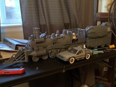 Back To The Future Train (Playmobil scale)