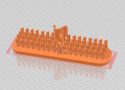 3MM FRENCH LINE INFANTRY BATTALION (30mm base)