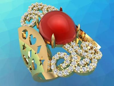 Gemstone Rings - Oval stone ring - Womens Rings