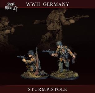 WW2 GER Pioneers with Sturmpistole 28mm