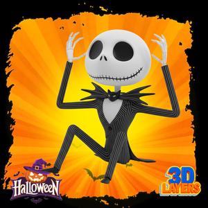 Chibi Jack Skellington Halloween