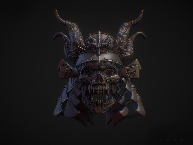 Demonic Samurai Helmet