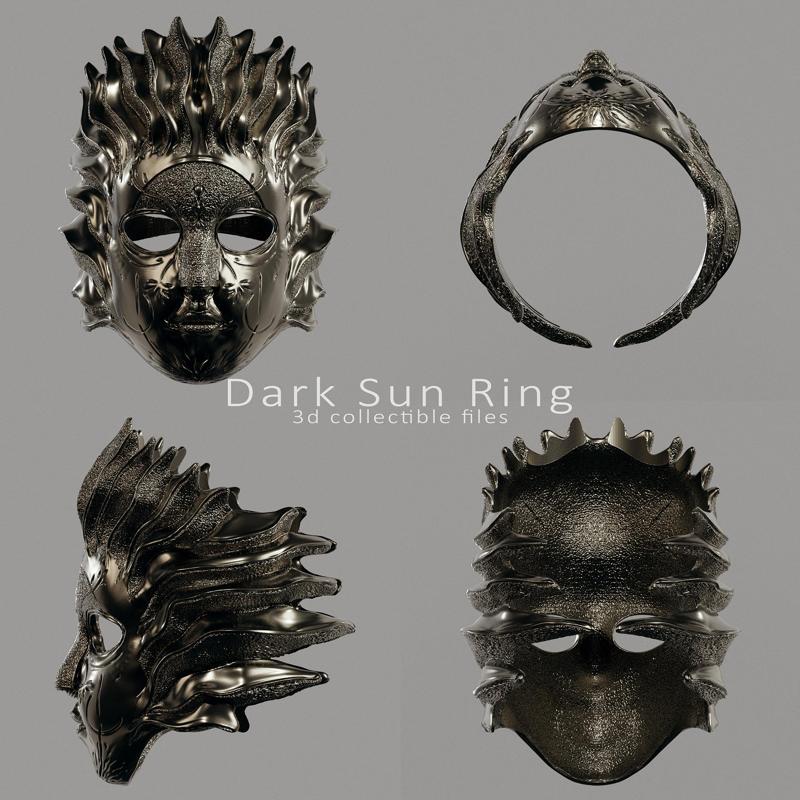 dark sun ring 3d collectible files