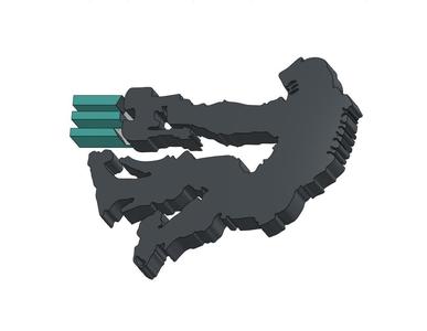 DEAD SPACE ISAAC CLARKE SILHOUETTE